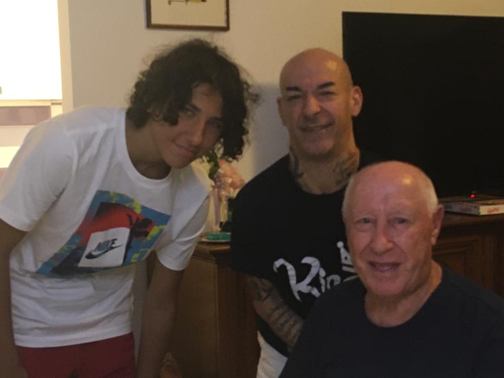 Dorian Rocky con Pier e Carlo