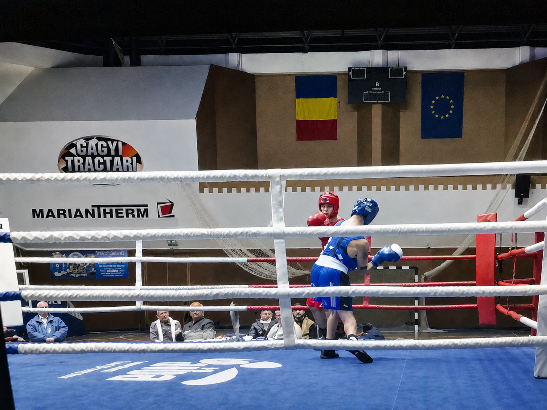 Pugilato disabili - Incontro sul ring al campionato europeo a Târgu Mureș